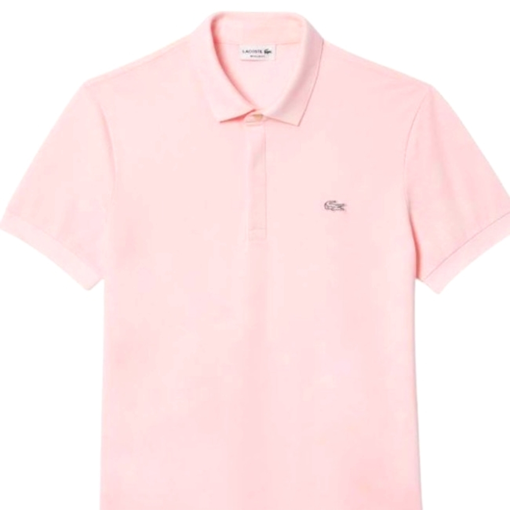 Lacoste Pink Short Sleeve Polo Shirt
